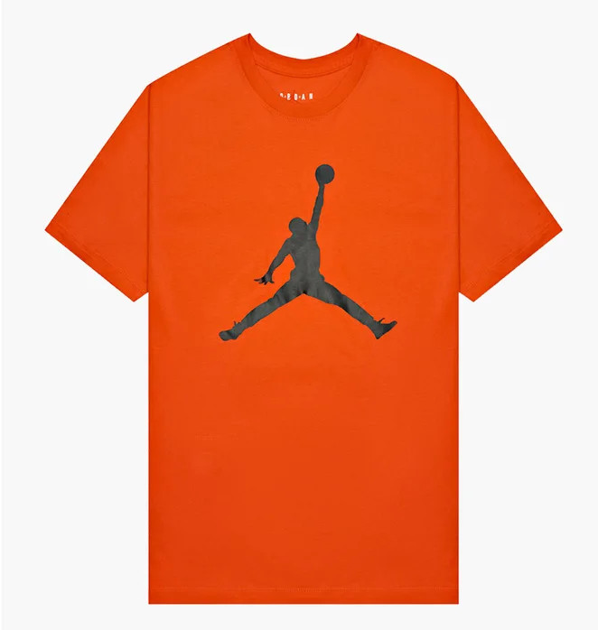 Nike Air Jordan Men's T-Shirt Orange Size S-2XL Casual Top gallery