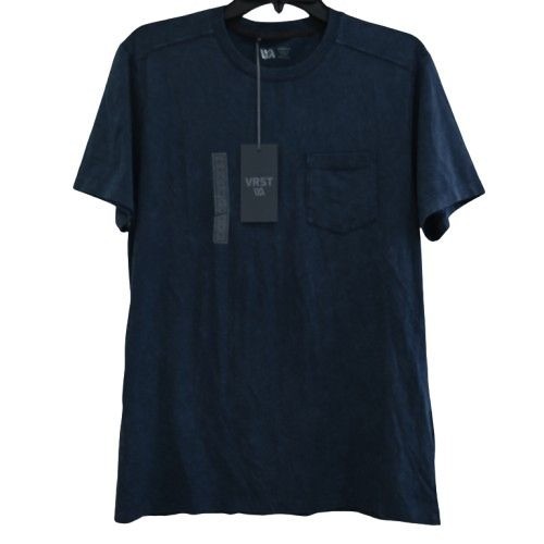 NEW VRST Men’s Essential SS Pocket Tee Ardosia Slate Sz S Athleisure Gym Train