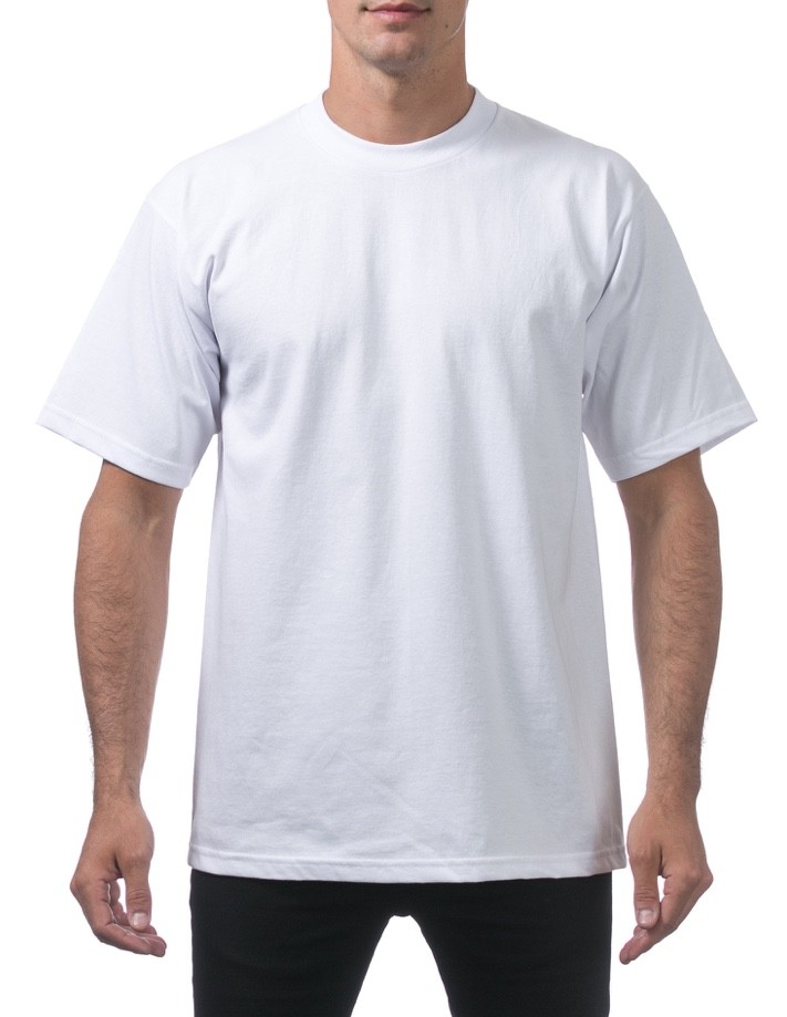 PROCLUB MENS HEAVYWEIGHT SHORT SLEEVE T SHIRTS PRO CLUB CASUAL COTTON TEE SHIRT gallery