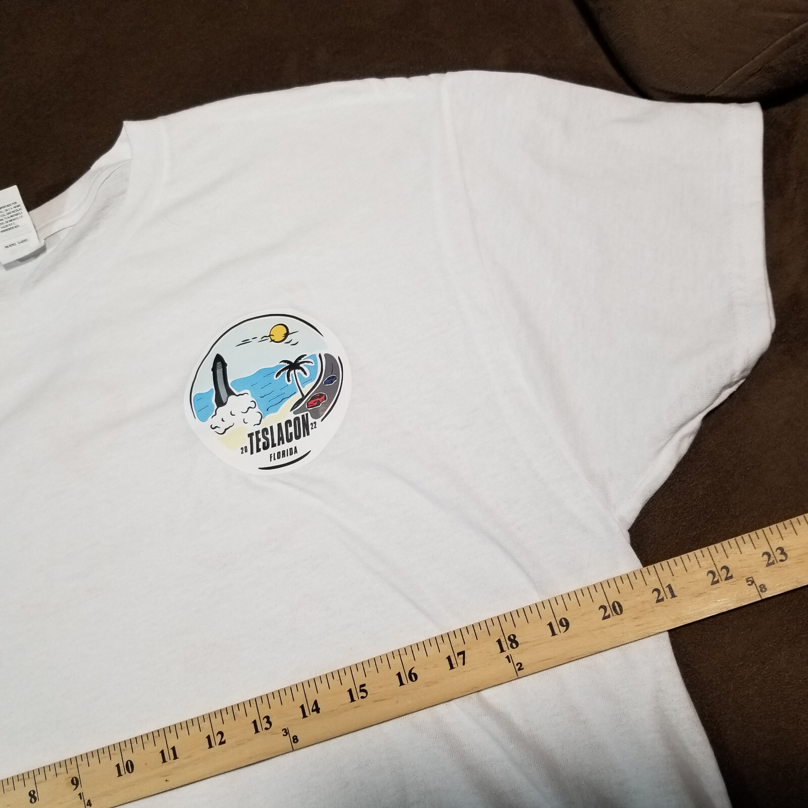 2022 FLORIDA TESLACON T-SHIRT MENS LARGE HANES ECOSMART TAG gallery