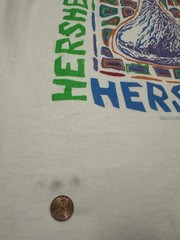 Vintage 1992 Hersheys Chocolate’s Graphic Anvil T-Shirt Size Large
