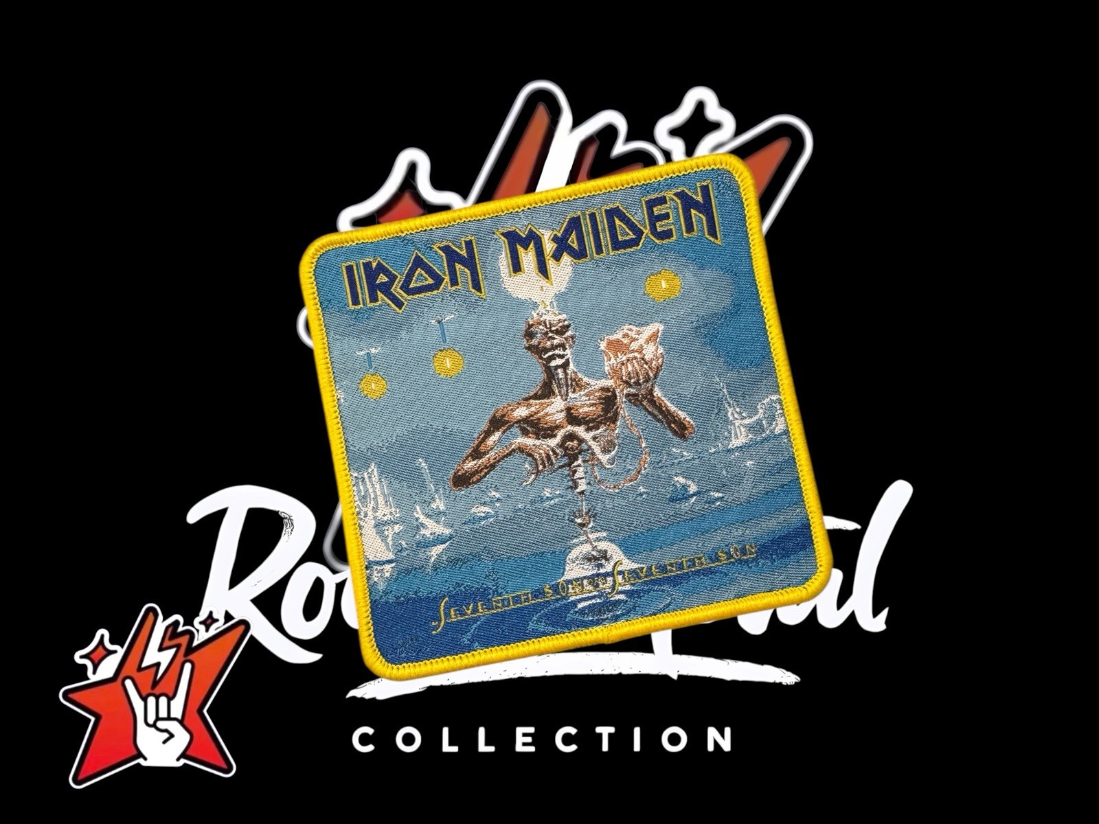 Iron Maiden Exclusiv Woven Patch Cover Album Metallica Judas Priest Saxon Dio gallery