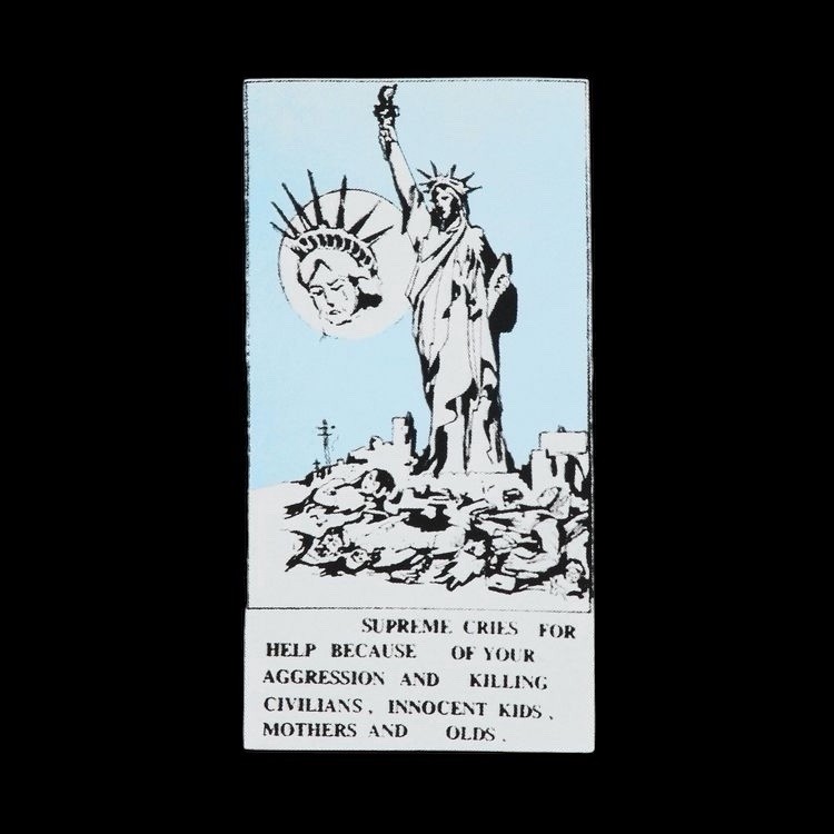 Supreme Liberty Tee Size Med Black FW24 Supreme New York New In Bag SS24 gallery