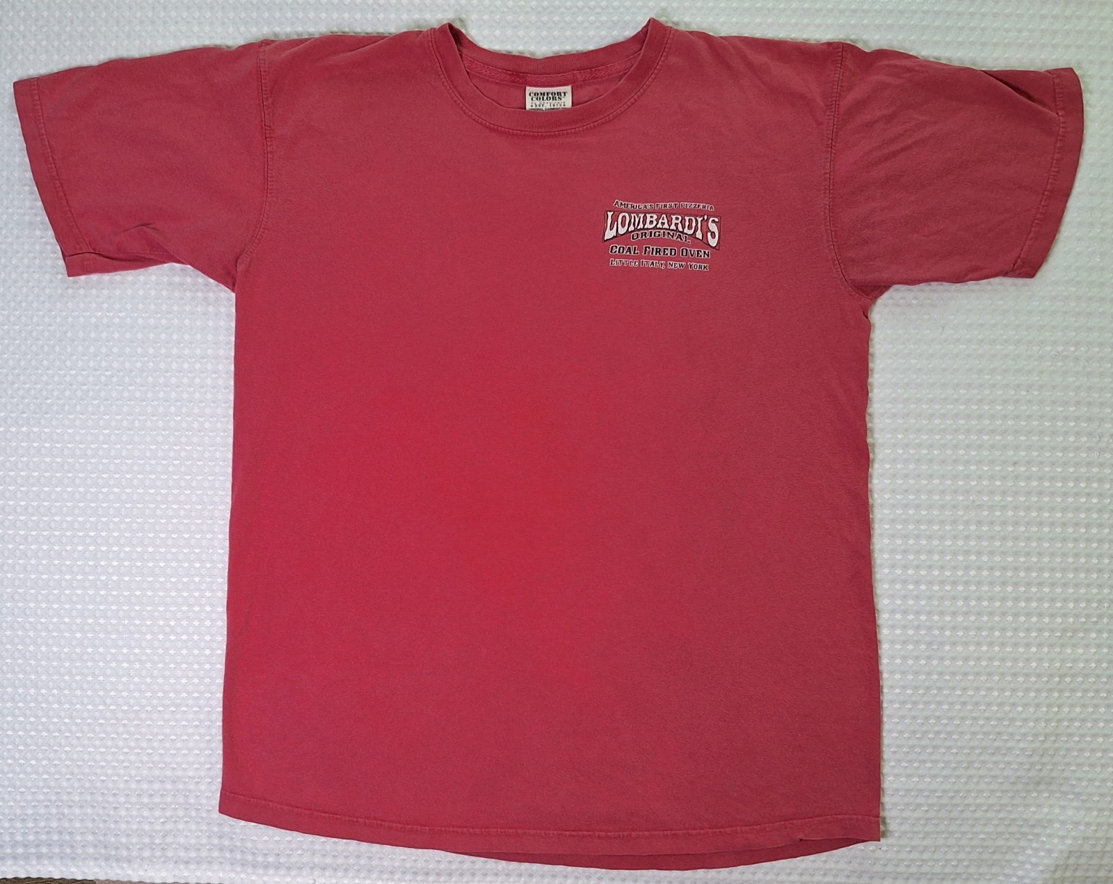 Lombardi's Pizzeria Little Italy New York Souvenir T-shirt Size M Comfort Colors gallery