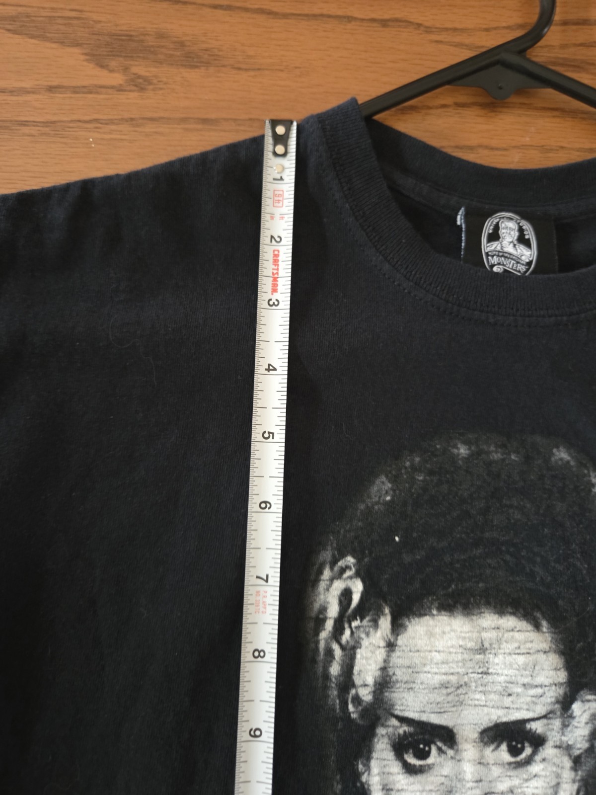 Bride Of Frankenstein Universal Studios x Rock Rebel Slim-fit Graphic Tee Size M gallery