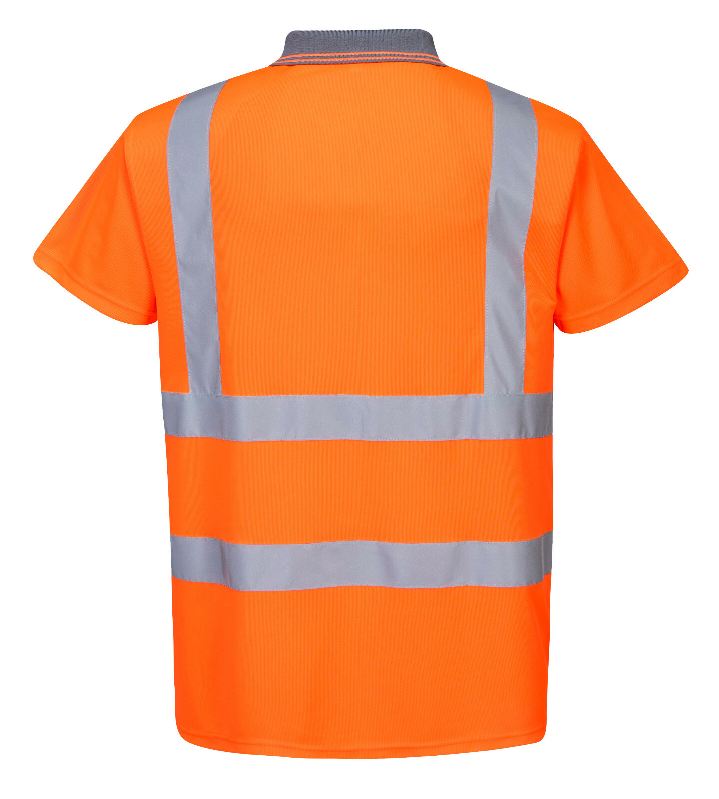 Orange Hi-Vis Polo Shirt Short Sleeved GO/RT Breathable top contrast collar RT22 gallery