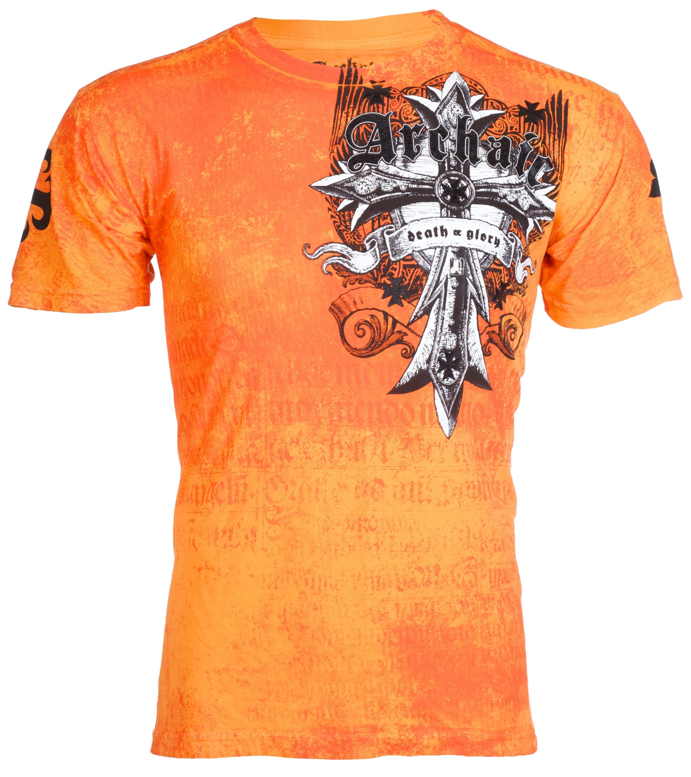 ARCHAIC AFFLICTION Men's T-Shirt LUSTROUS Wings Skull Biker S-5XL $40 gallery