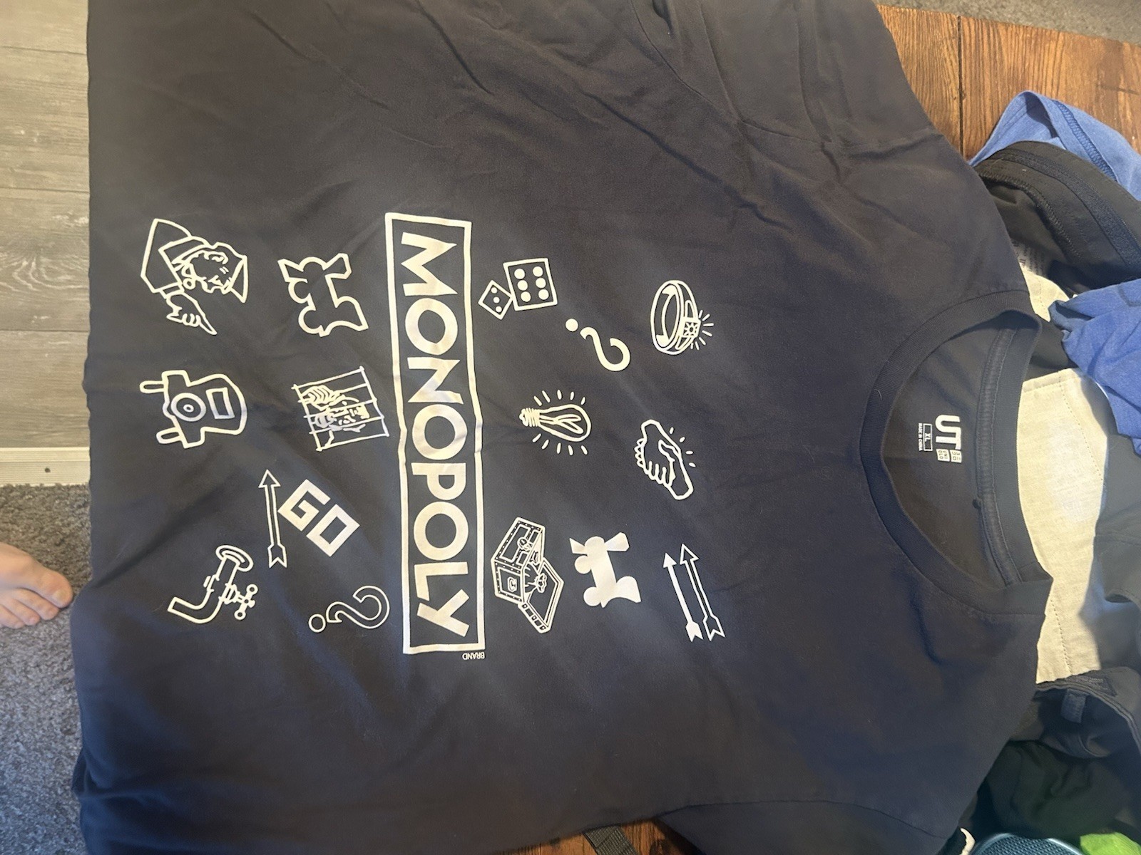 Monopoly T-Shirt Size XL From Uniqlo. Slightly Used, Very Soft gallery