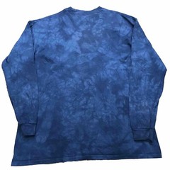 The Mountain Long Sleeve Shirt XL Eagle Winter Scene Blue Graphic Tie Dye Rare