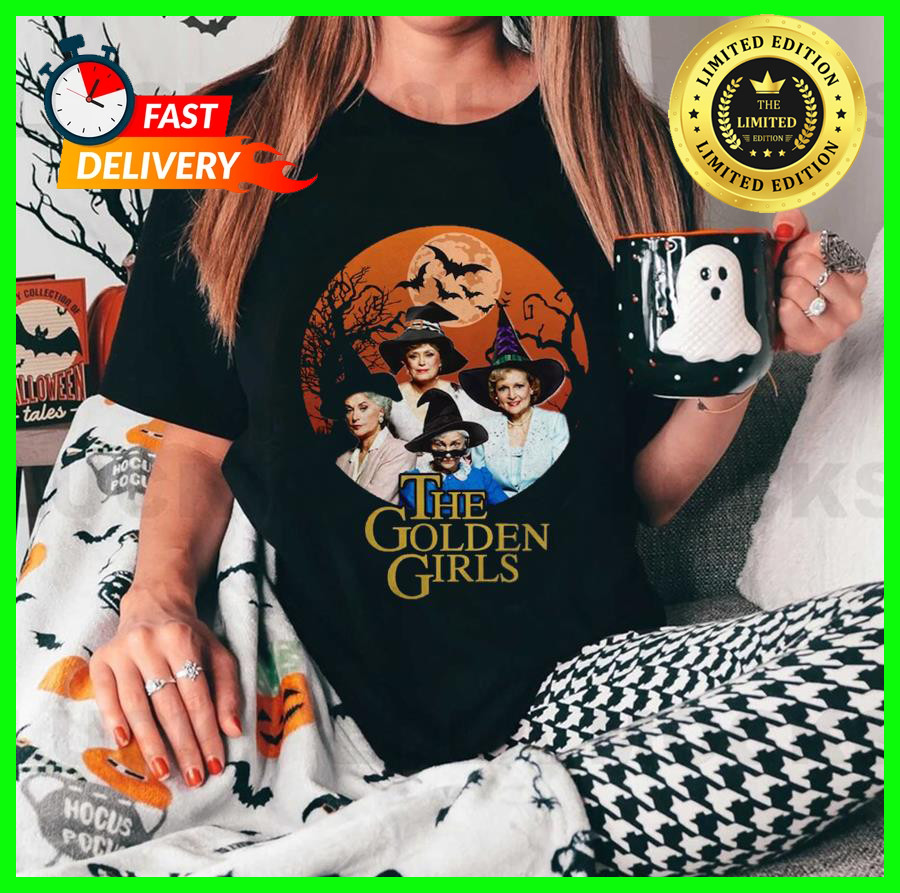 The Golden Girls Pumpkin Witch bloodmoon Halloween t-shirt S-5XL PSH382