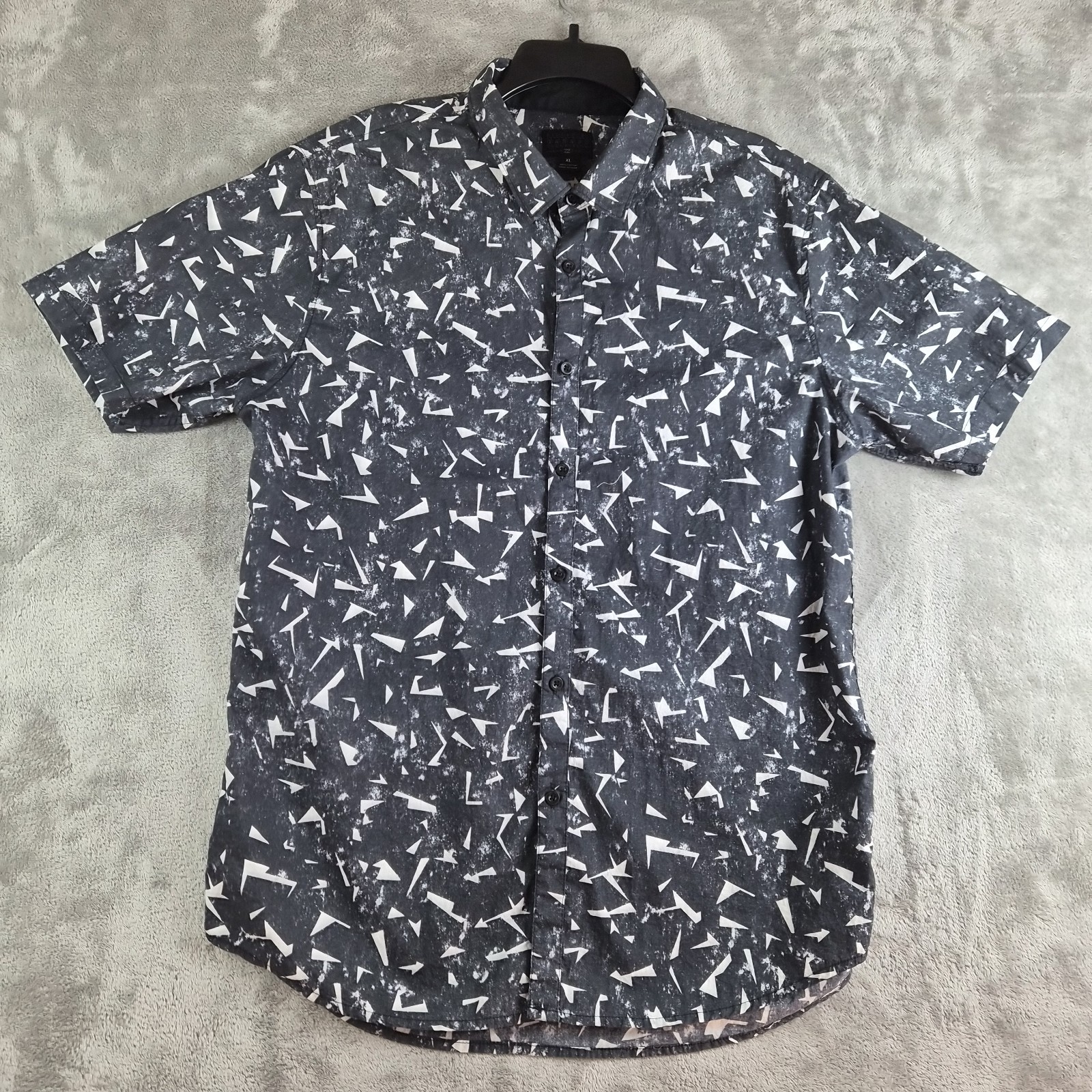 Billabong Garage Collection Shirt XL Black White Abstract Surf Skate Streetwear gallery