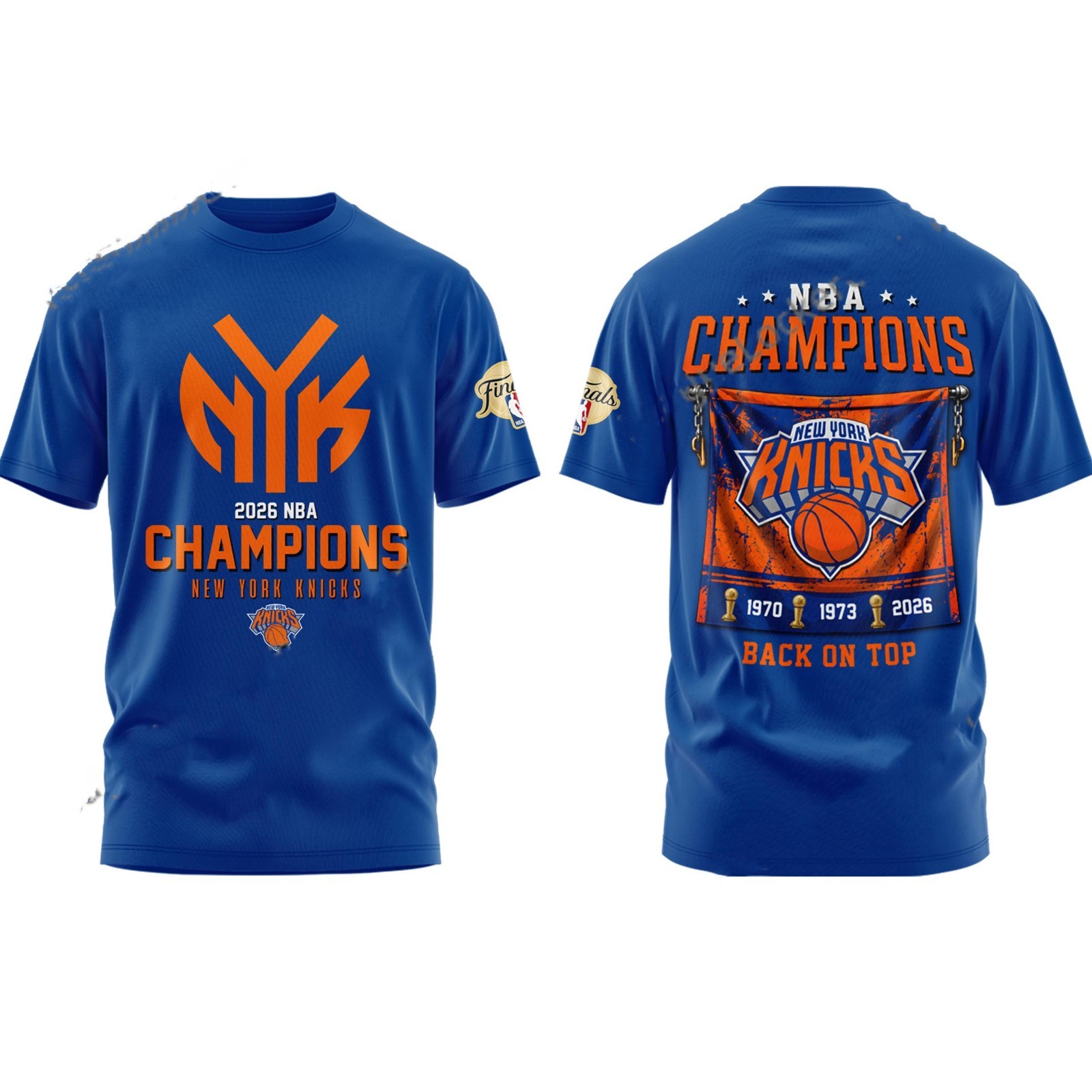 Men's 2026 New York Basketball Finals Champions Back On Top All Size gallery