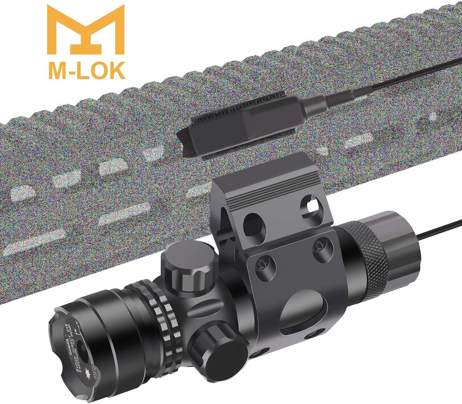 L6 Green Laser Sight with M-lock offset mount and pressure switch