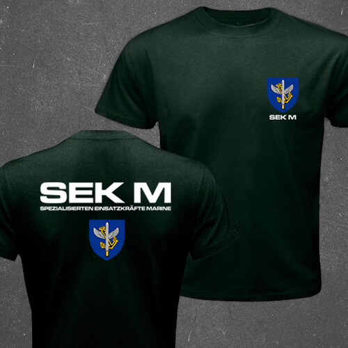 German Navy Marine Naval Special Deployment Force SEK M KSM Frogmen T-shirt gallery