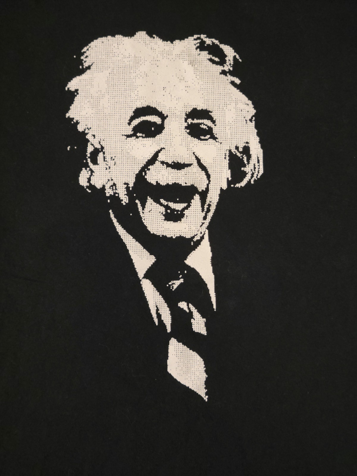 VTG L Double-Sided Albert Einstein Definition Of Insanity Black T-Shirt gallery