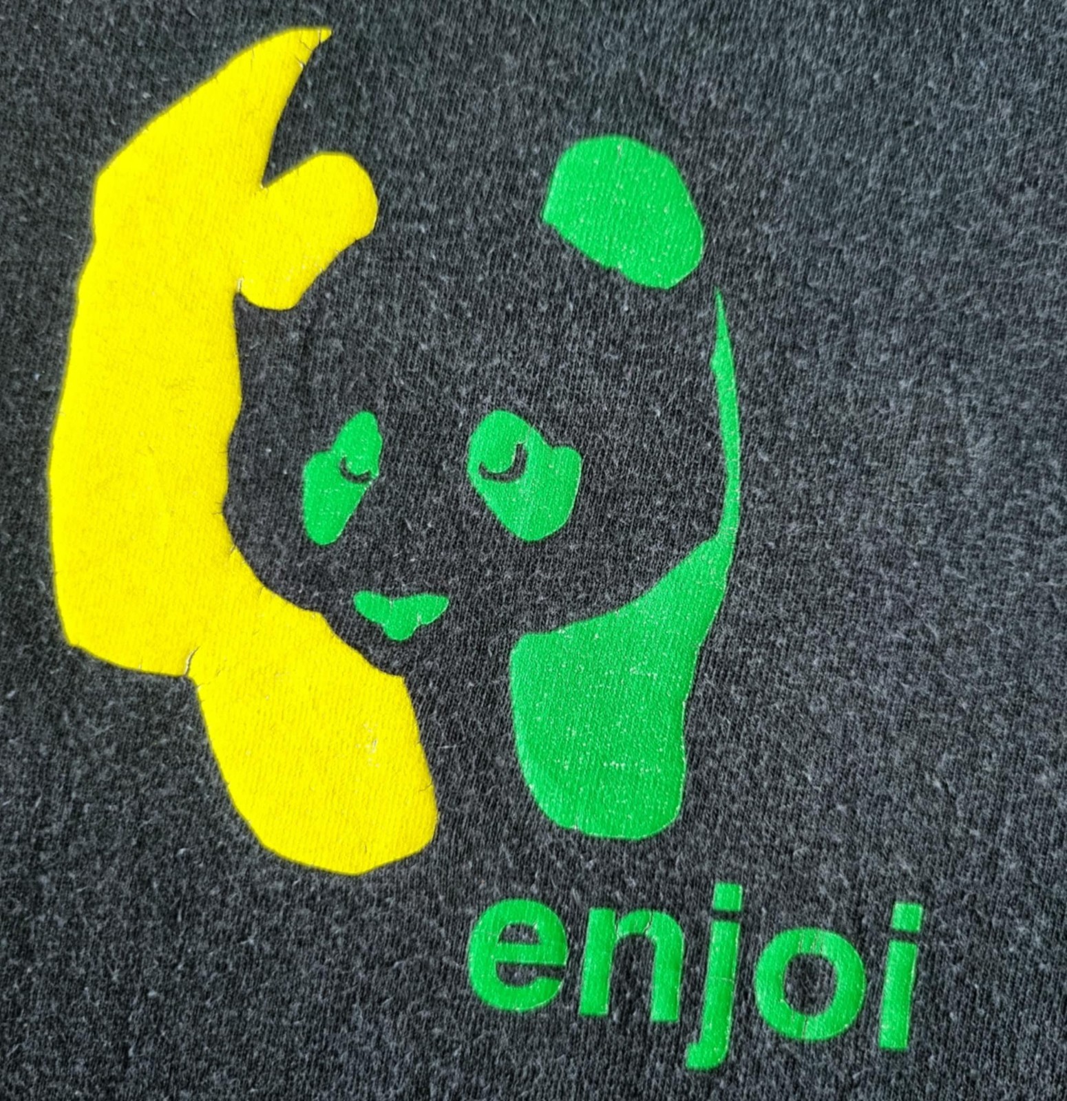 Vintage ENJOI Skateboards Shirt M Rodney Mullen Almost Skate Rasta Panda Jacuzzi gallery