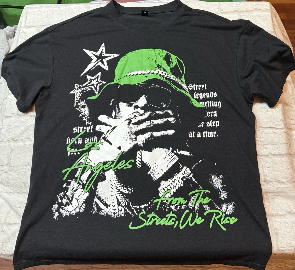 ROMWE Street Life Collection Graphic Tee. Size XXL. Grunge. Hip-hop. Streetwear