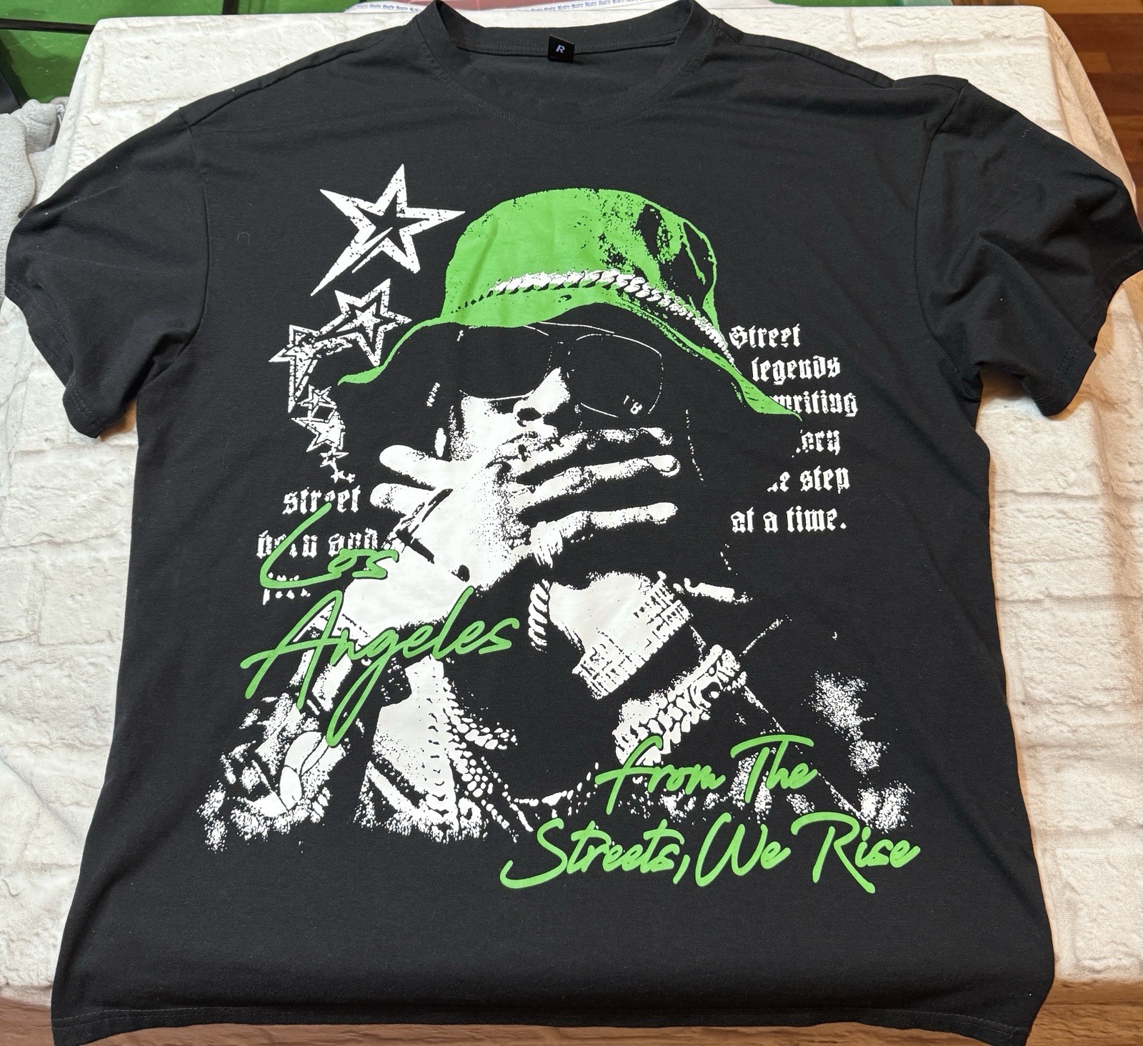 ROMWE Street Life Collection Graphic Tee. Size XXL. Grunge. Hip-hop. Streetwear
