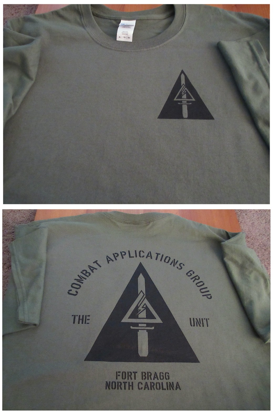 Delta Force CAB (1st SFOD-D) The Unit Silk-Screened T-Shirt XL Military Army SF gallery