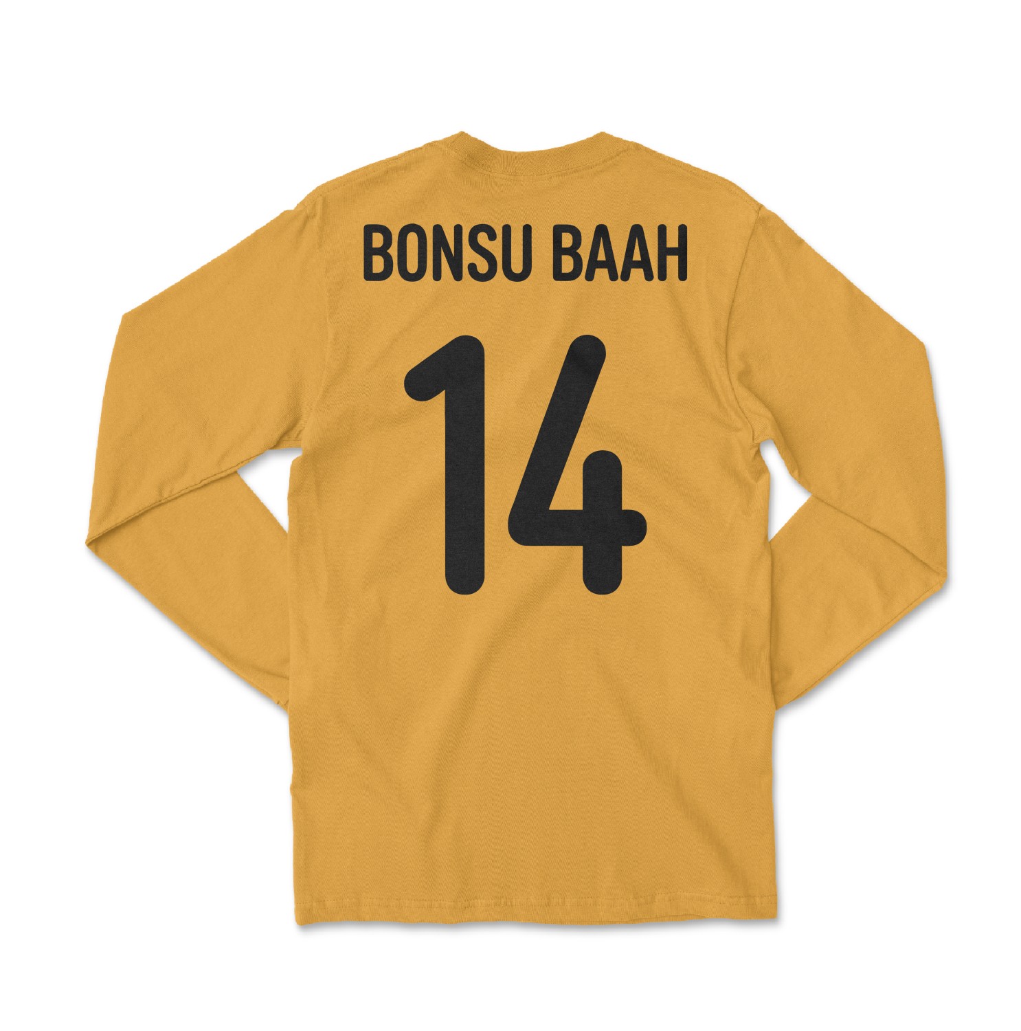 Ghana 2026 Soccer Bonsu Baah 14 Jersey-Style Long Sleeve T-Shirt gallery