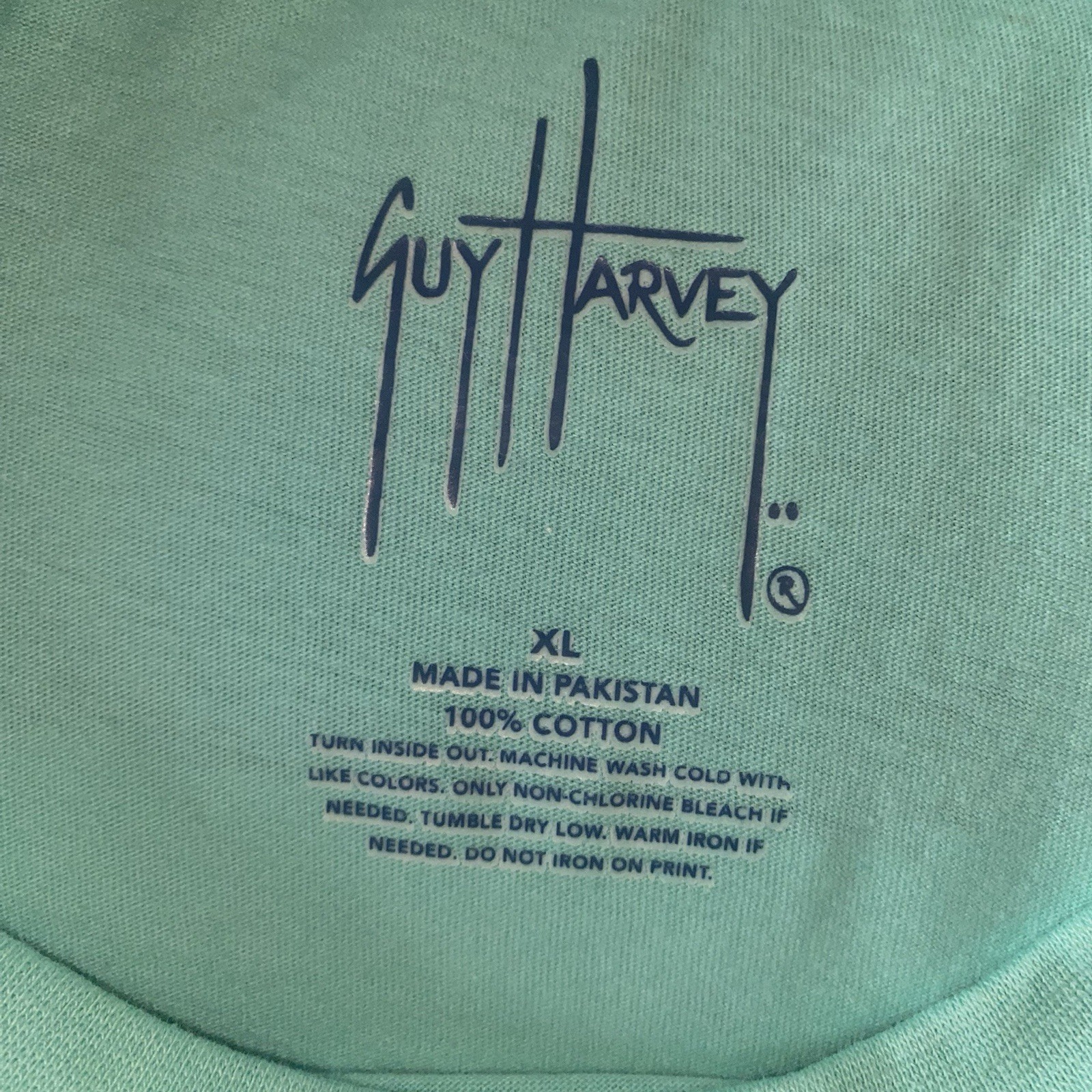 Guy Harvey Mens Marlin Fishing T Shirt Aqua XL Short Sleeve Graphic Tee Resort gallery