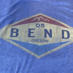 Blue 84 Bend Oregon 05 Diamond Logo Distressed T Shirt Light Blue Unisex 2XL
