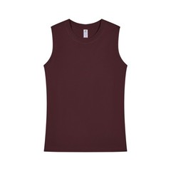 Solid Color Sleeveless T-shirt For Men Sport Fitness Vest Pure Cotton Sweatshirt