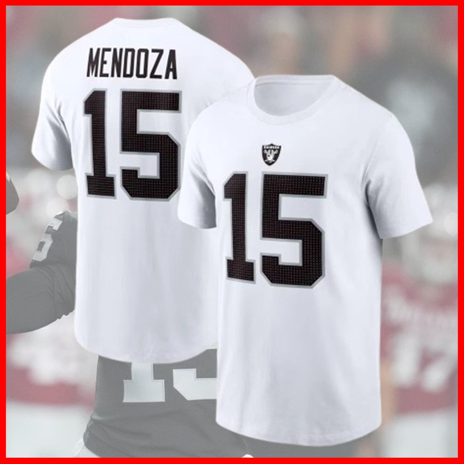 🔥 2026 Welcome Fernando Mendoza Las Vegas Team Name & Number Fanmade FASTSHIP gallery