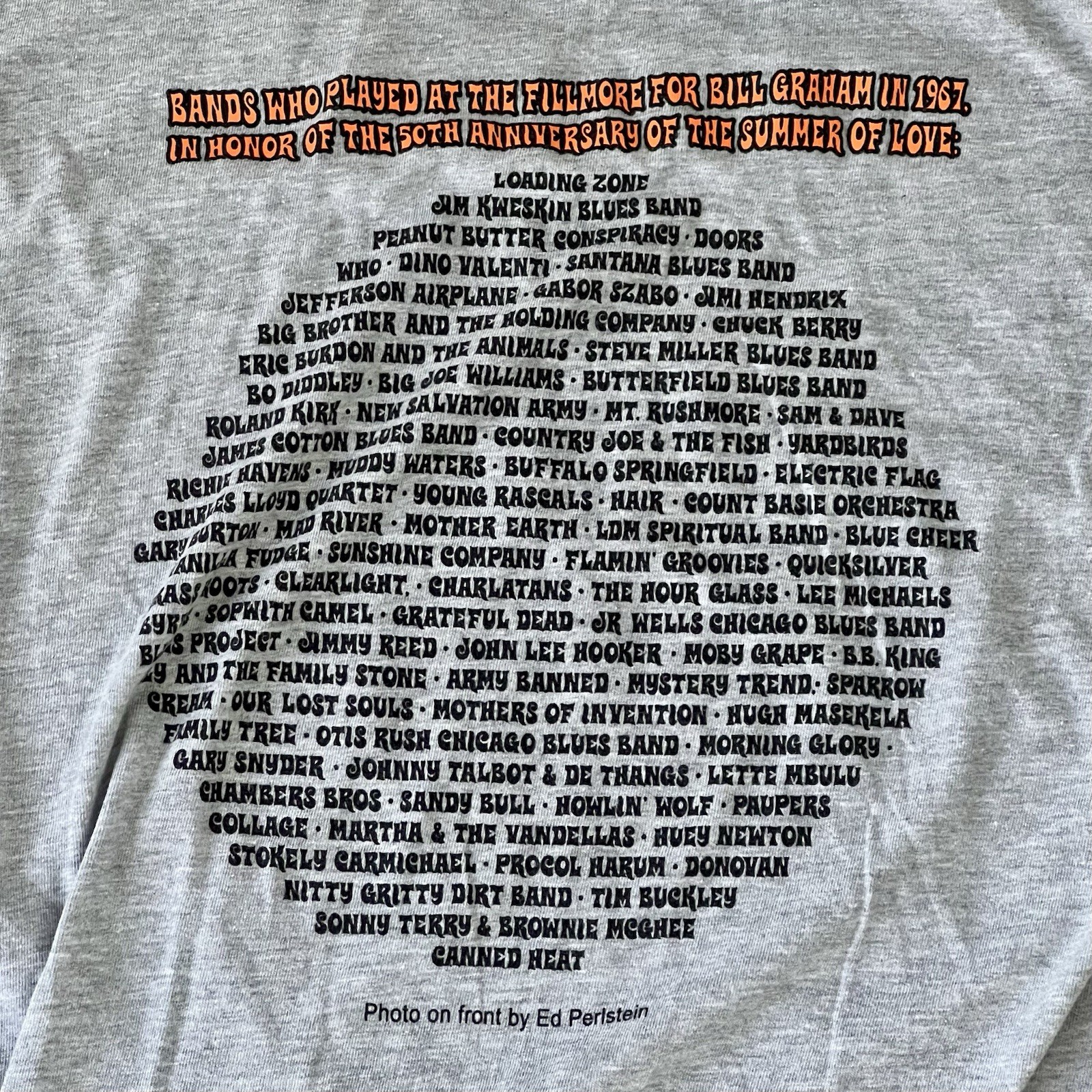 2017 Giants Bill Graham Fillmore Shirt L- Doors Who Jefferson Airplane Hendrix🫠 gallery