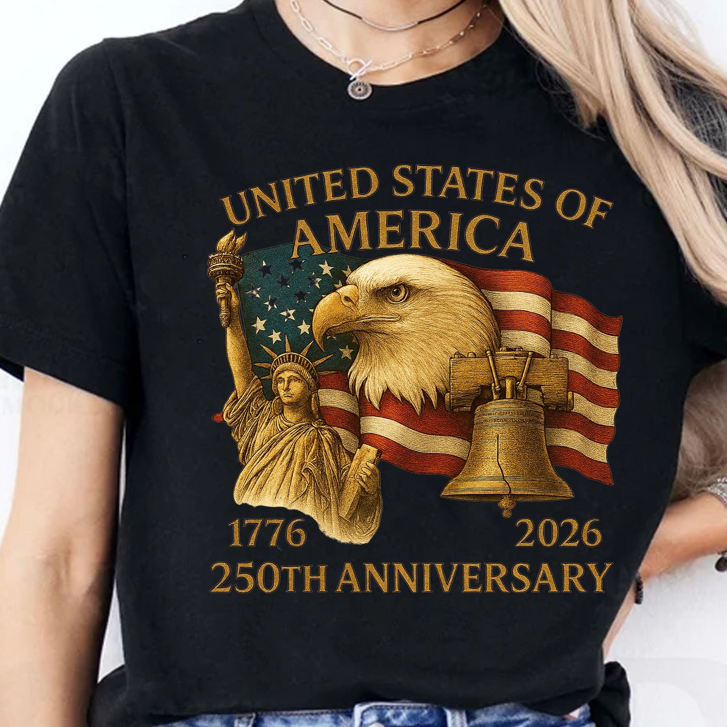 250 Years Anniversary USA Shirt | Happy 250th Birthday United States T-Shirt gallery