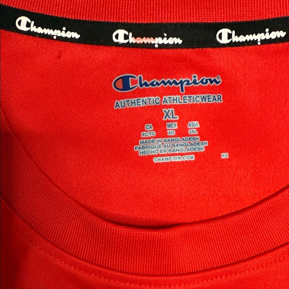 Champion Georgia Bulldogs Long Sleeve Red Performance Shirt Men's XL UGA gallery