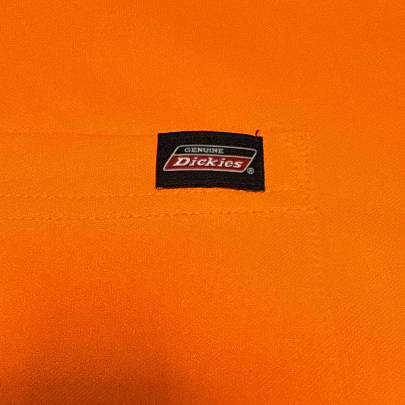 Dickies Neon Orange Heavyweight Pocket Work Tee Shirt Mens XLT Short Sleeves gallery