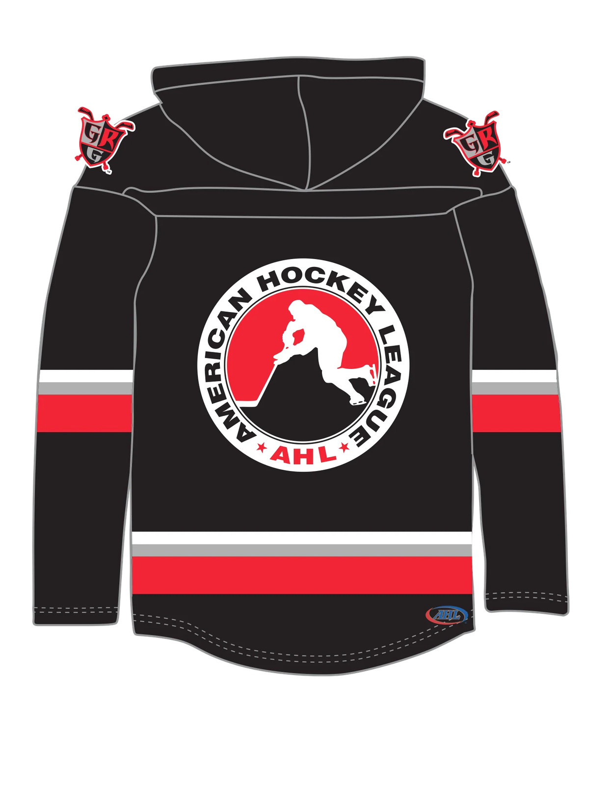 Grand Rapids Griffins AHL Hockey Embroidered Lace Hoodie gallery