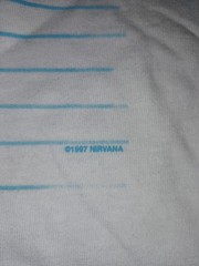 Nirvana Faces Drawing Band T-shirt Kurt Cobain Tee. New With Tag. Has Blemishes.