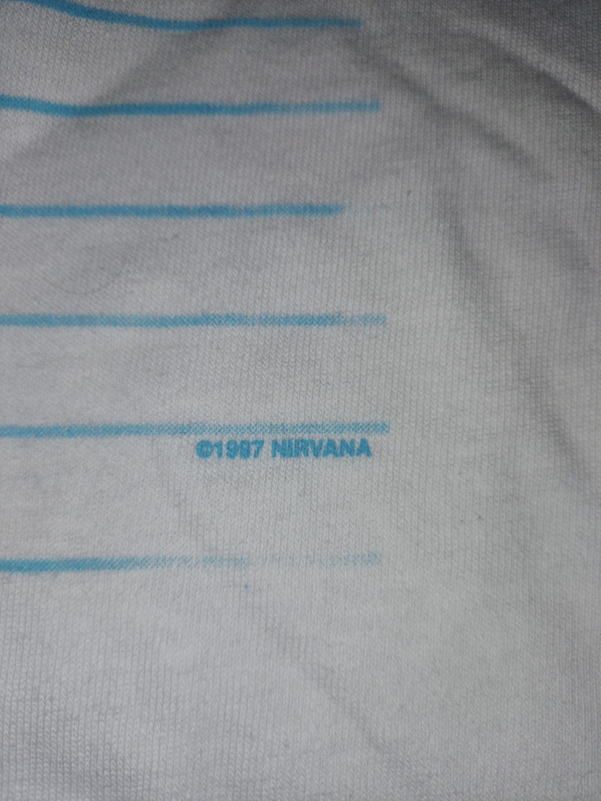Nirvana Faces Drawing Band T-shirt Kurt Cobain Tee. New With Tag. Has Blemishes. gallery