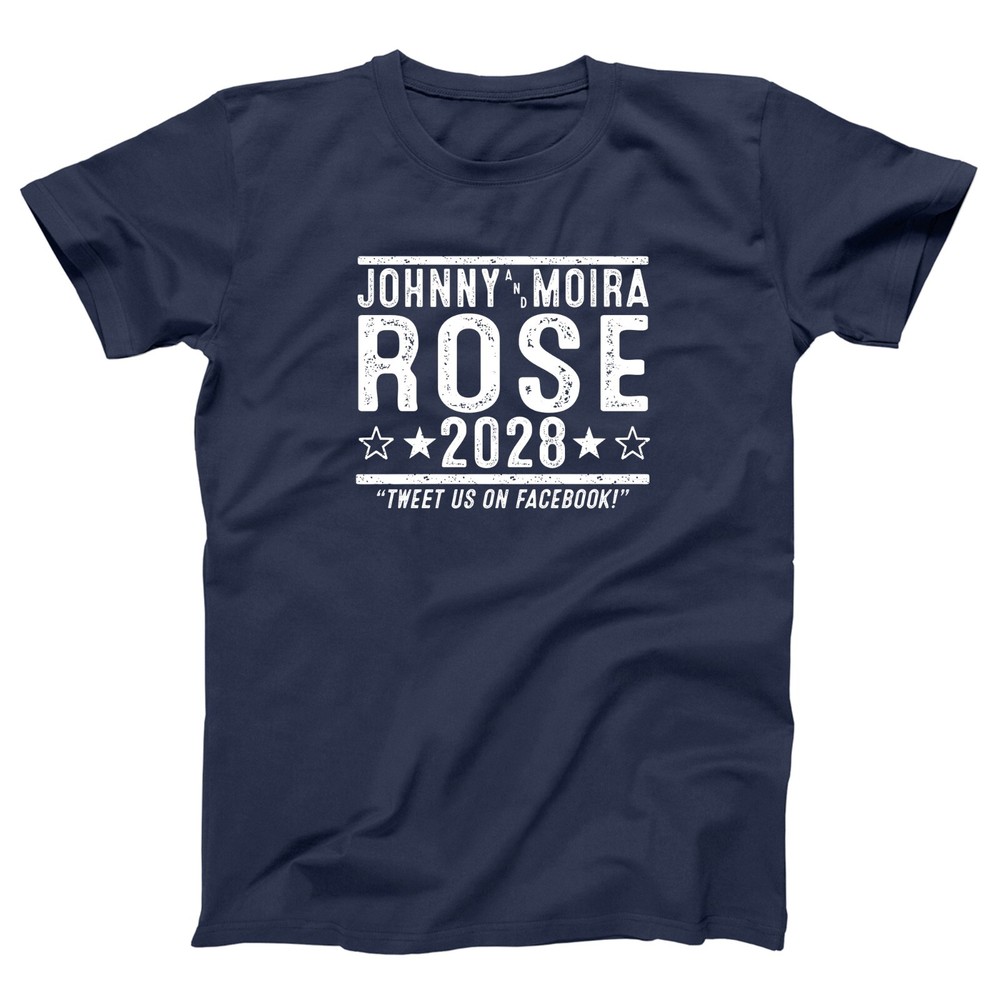 Johnny Moira ROSE 2028 Election – funny tv show humor gift Xs-5x Unisex Tshirt