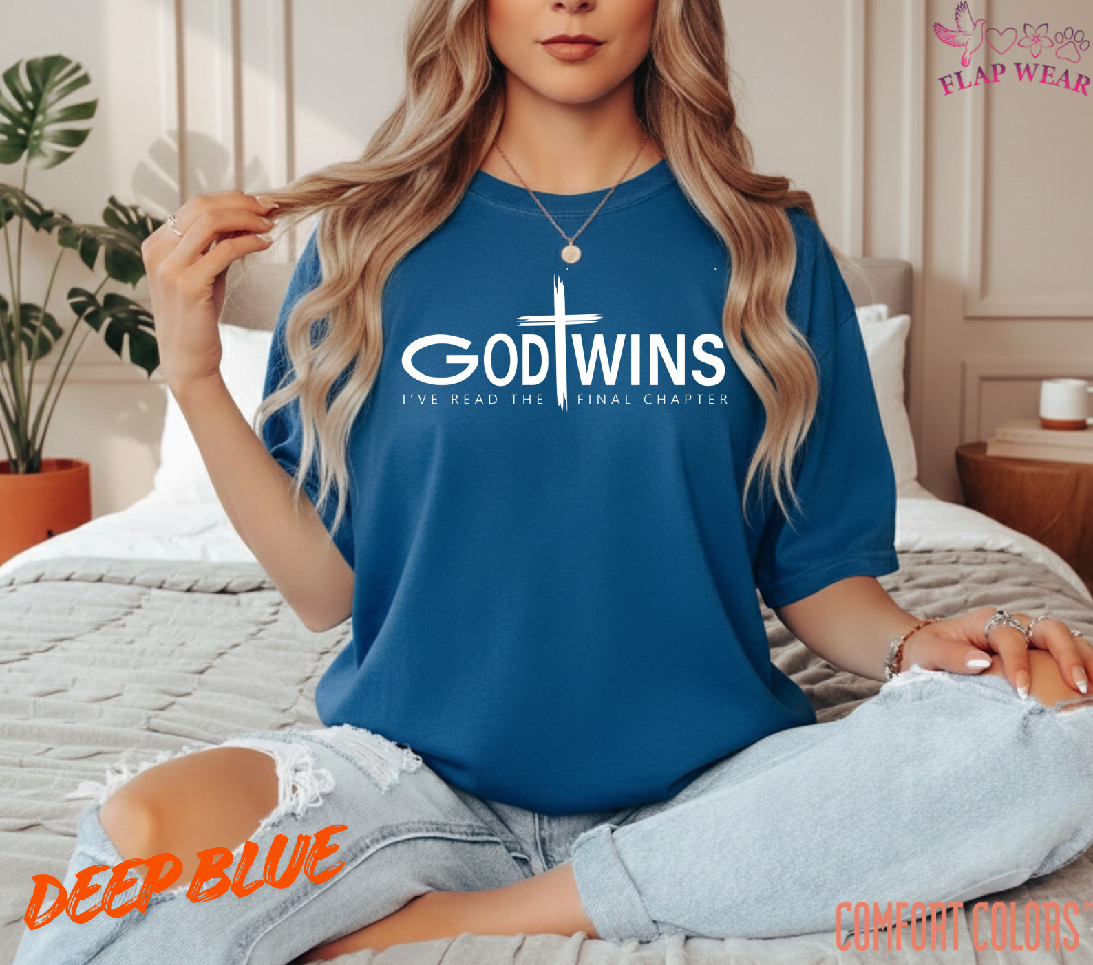 Unisex God Wins T-Shirt, Men T shirt,Women T shirt Gift Christian Cross Bible G gallery