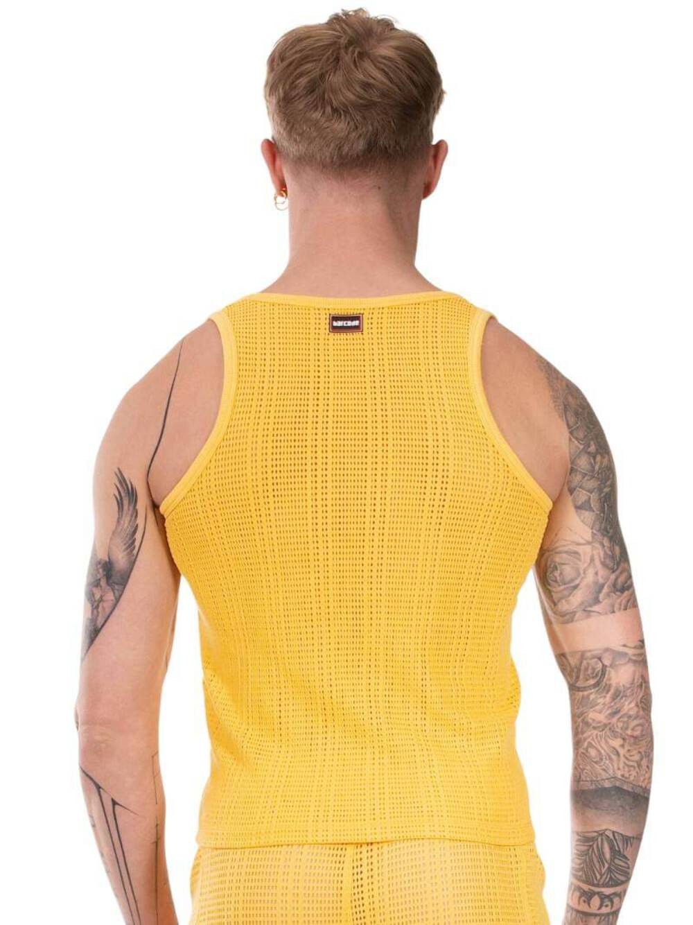 BARCODE Berlin Alabin Knitted Mesh Trendy Tank Top, Semi-Transparent, Breathable gallery