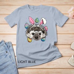 Easter Bunny Hedgehog Shirt Funny Easter Hedgehog Gifts Unisex T-shirt