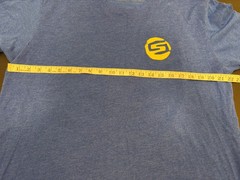 Speed Society “Never Lift” Racing Graphic T-Shirt Blue XL 60/40 Cotton Poly