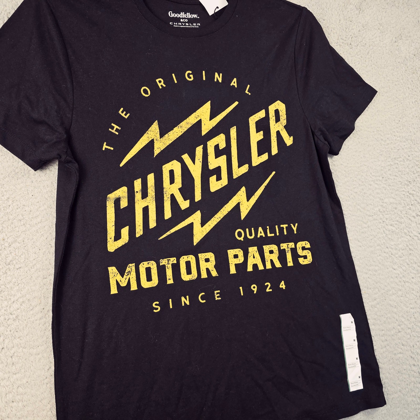 Chrysler Shirt Mens Medium Black Casual Mopar American Car Prowler Plymouth NWT gallery