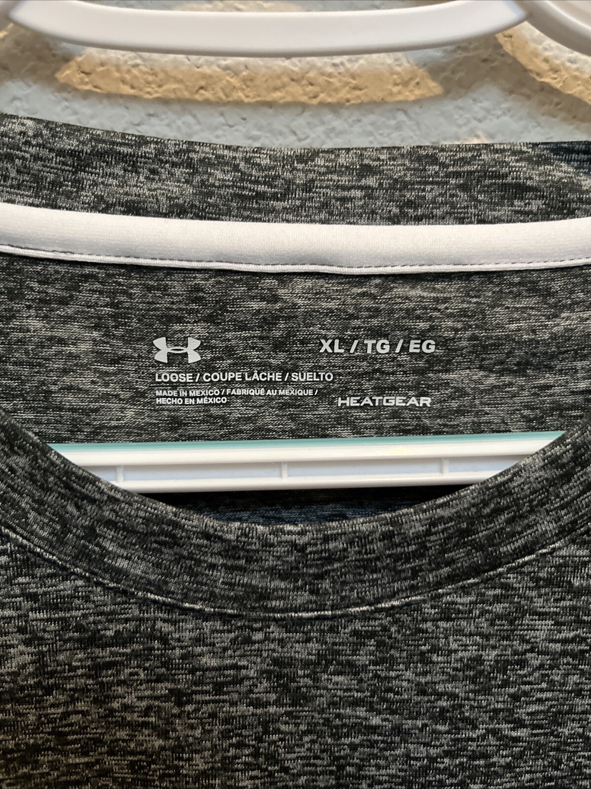 NEW Under Armour Heatgear T-Shirt Mens XL Gray Short Sleeve Crew Neck NWT $25 gallery
