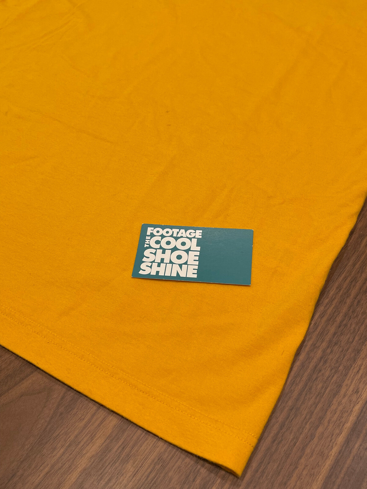 2016 SS16 SUPREME MINI SMALL BOX LOGO TEE SHIRT GOLD YELLOW RED MEDIUM M gallery