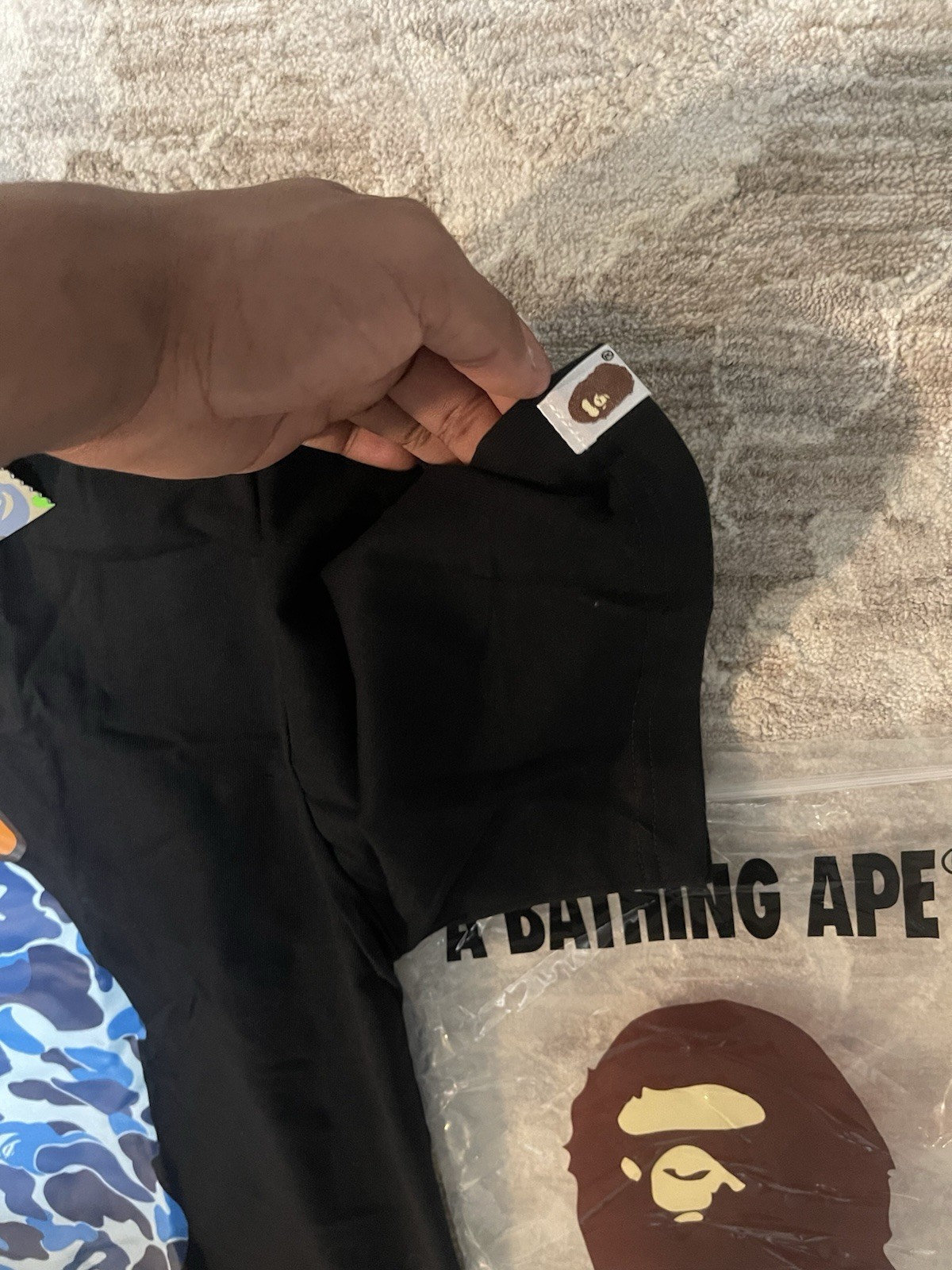 BAPE baby Milo Camo Head Graphic Men's T-Shirt Size M gallery