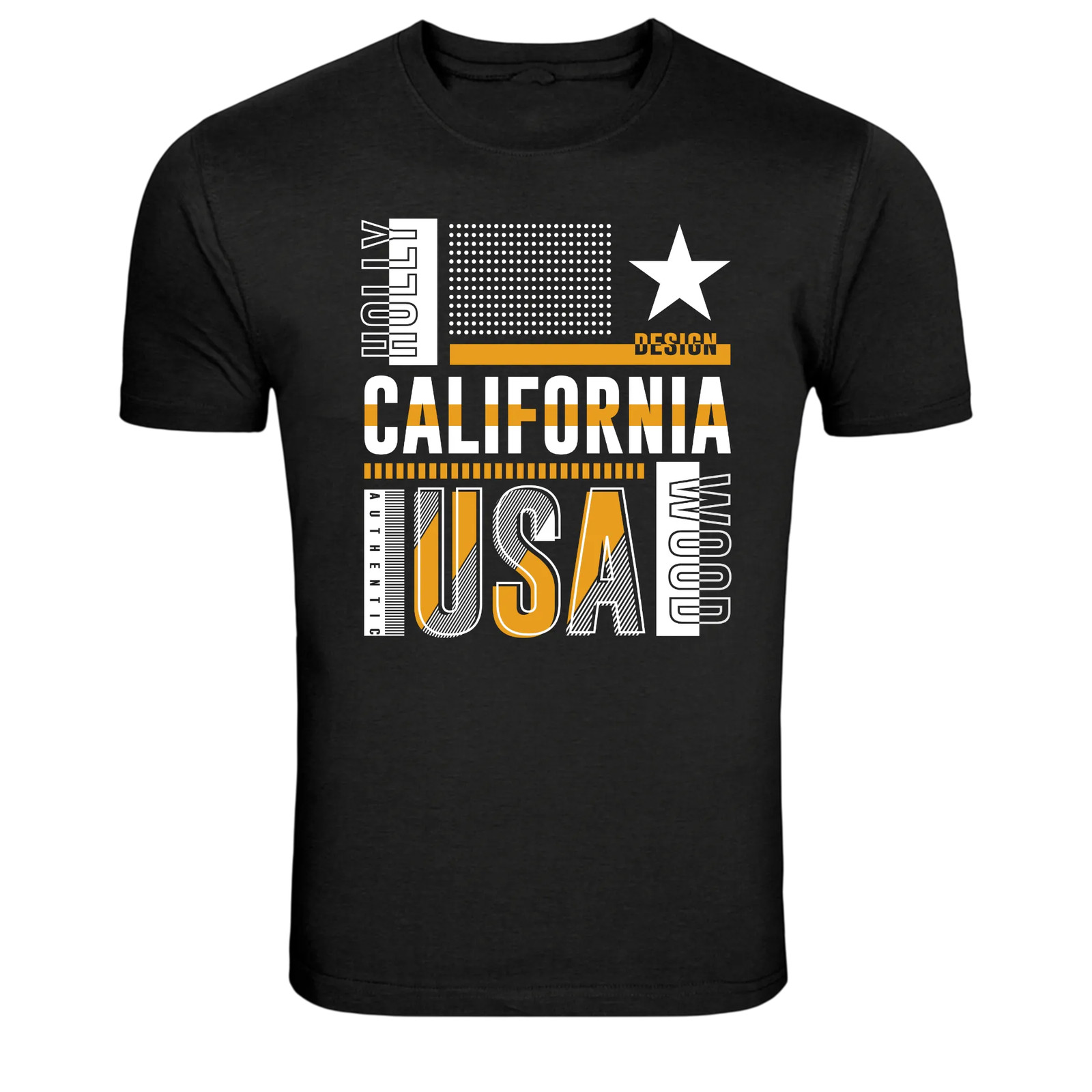 California USA Authentic Design Modern Typography Graphic T-Shirt gallery