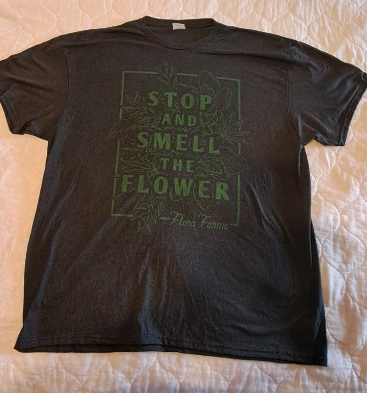 NEW Flora Farms "Stop and Smell the Flower" 420 Limited Edition T-Shirt 2XL gallery