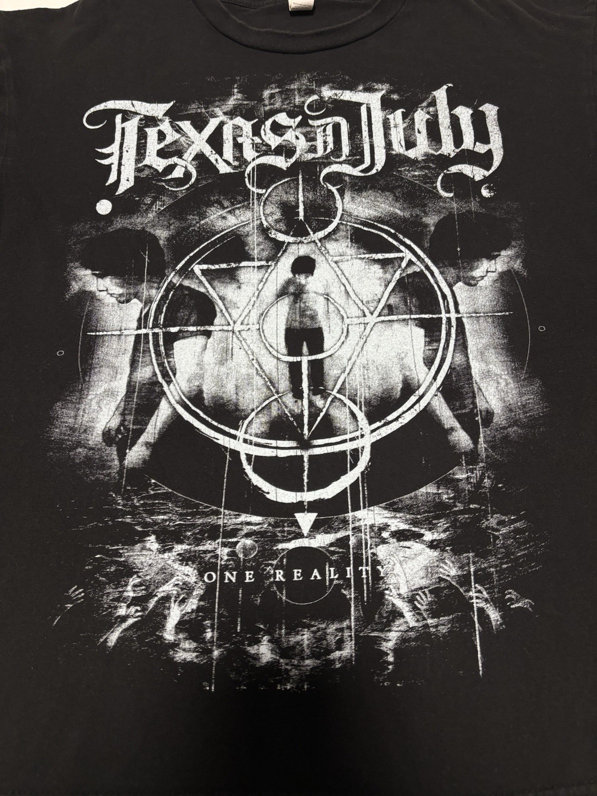 2011 Texas In July Band T-Shirt Size L One Reality Album Promo Metalcore TIJ gallery