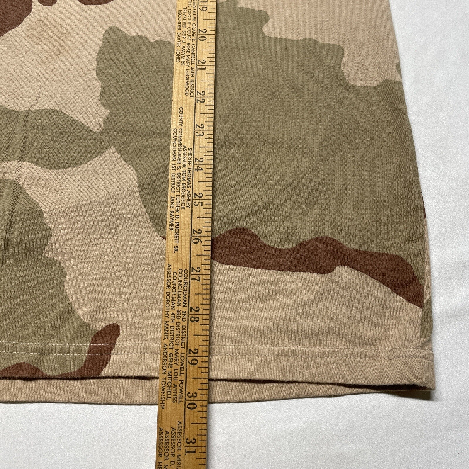 Vintage Camo T-Shirt Men’s Large Camouflage Outdoor Army Military Dad Serviceman gallery