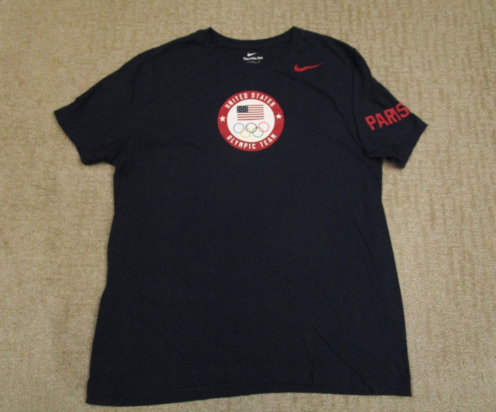 Nike Shirt Men Medium Gray Dri Fit Short Sleeve United States Air Force Tee