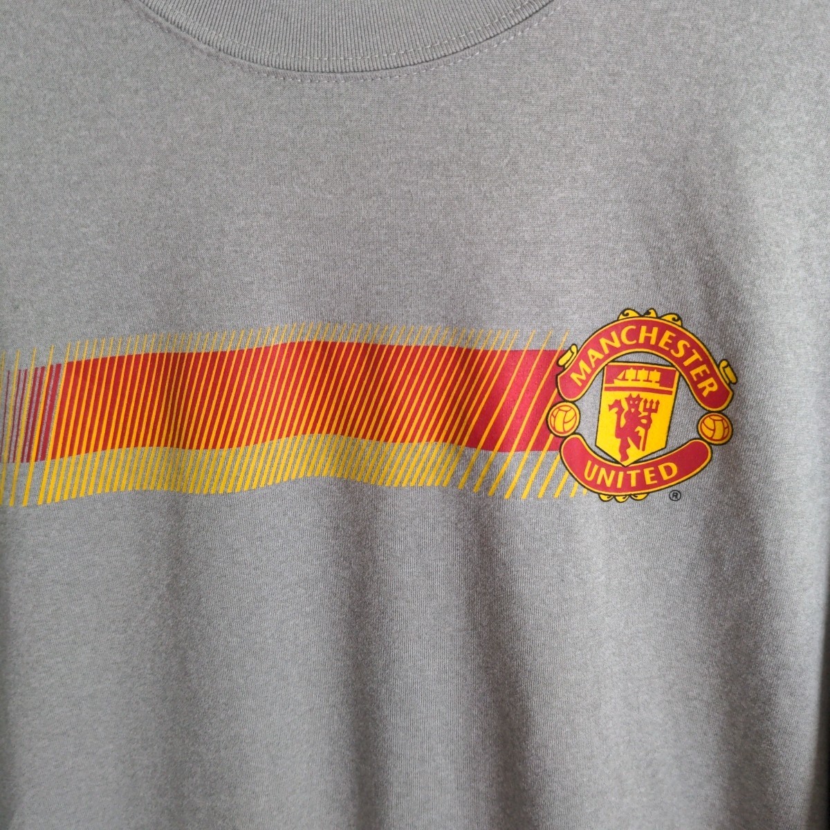 Nike Manchester United T-shirt Mens XL Gray Dri-Fit Athletic Soccer EU Football gallery